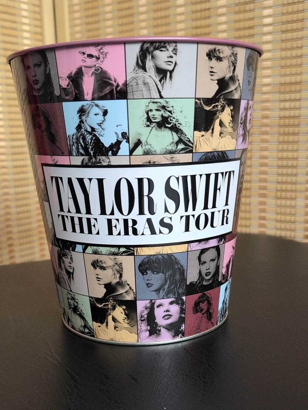 Taylor Swift The Eras Tour Popcorn Tin - Pastel Mosaic